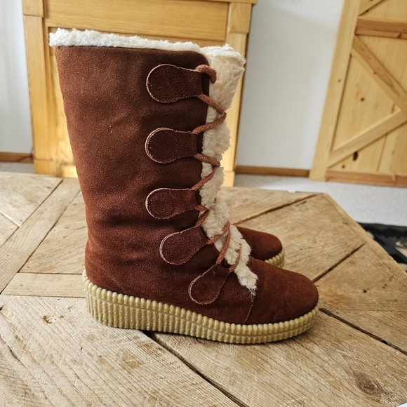 Vintage made in the USA winter boots Women's size 8 - Picture 7 of 15